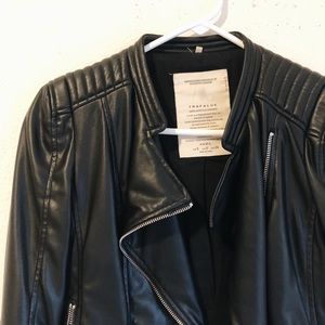 Zara leather jacket